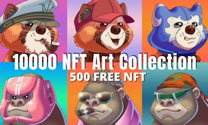 create custom nft characters and collections for your unique 1k,10k nft project