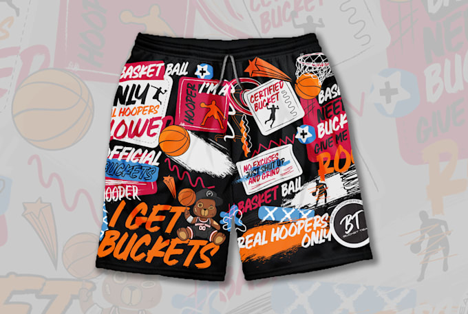 create a custom graffiti trouser and shorts for you