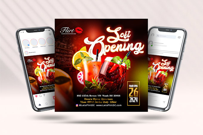 design postcard, event flyer, poster, invitation, flyer