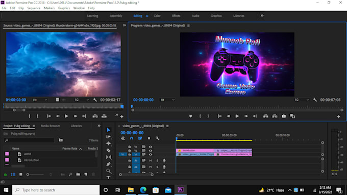 do gaming video editing montage youtube valorant edit