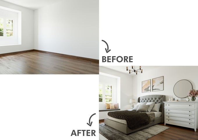 do virtual staging and renovation for your interior