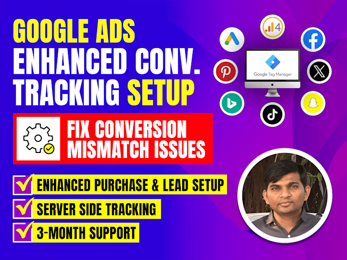 setup google ads conversion, enhanced conversion tracking, server side tracking