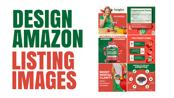 desgin amazon listing images and premium a plus content for your product