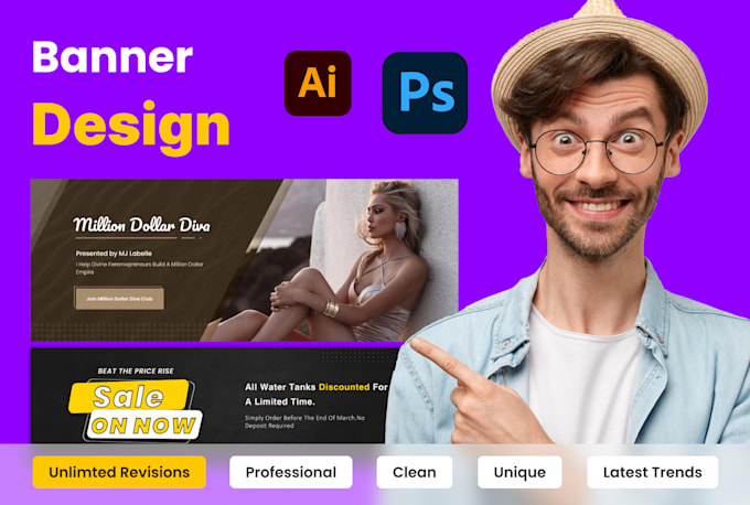 design a professional facebook cover that looks amazing