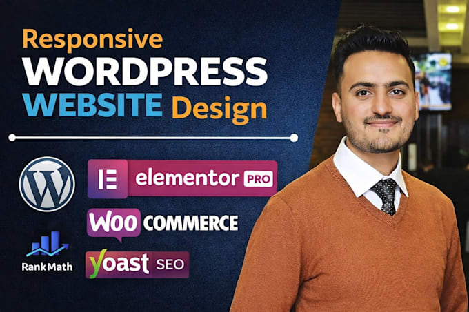 design wordpress website or blog design on elementor pro bluehost godaddy