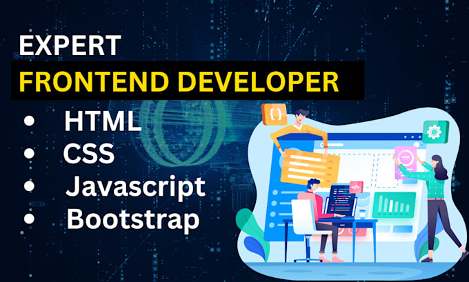 Be your frontend web design in html, css and bootstrap by ...