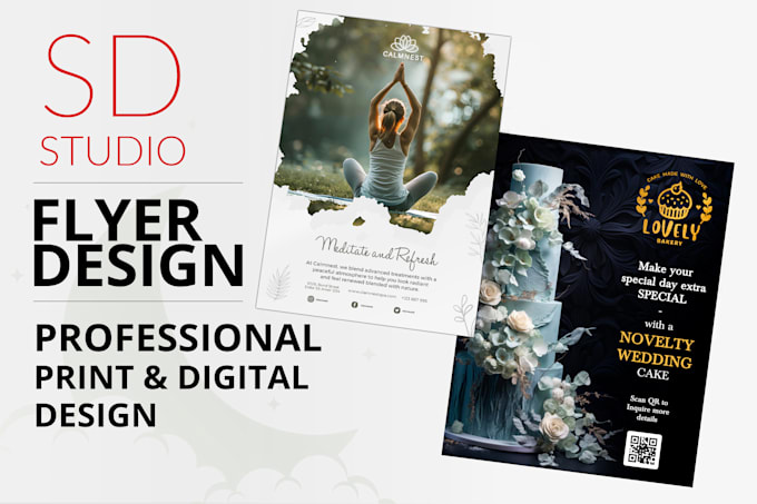 design a custom promotional flyer for your small business