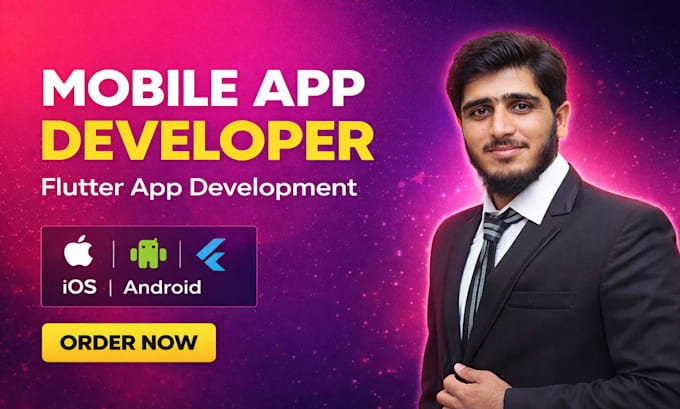 develop mobile apps in flutter for both android and ios