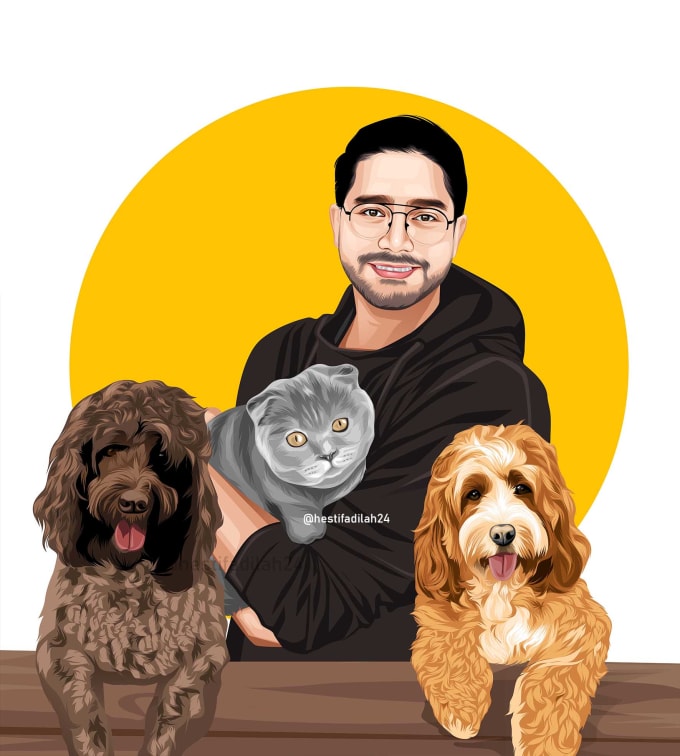 draw a pet portrait from your photo