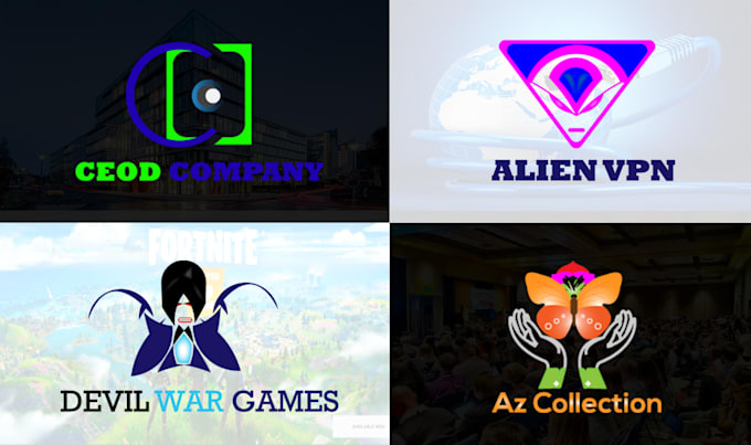 do professional modern stylish business logo design