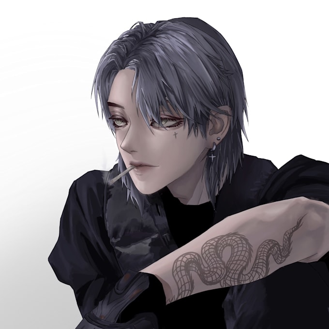 Draw your character in anime style by Plushelisa | Fiverr