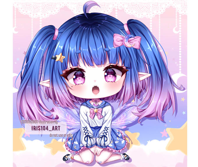 draw cute chibi art illustration