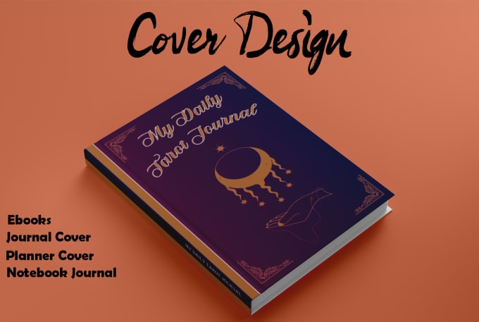 Design a custom ready to print cover for your journal planner book kdp ...