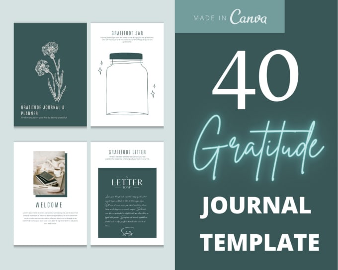 Gratitude Journal imprimable Journal de gratitude PDF Modèle de
