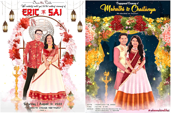 design an invitation for your special day