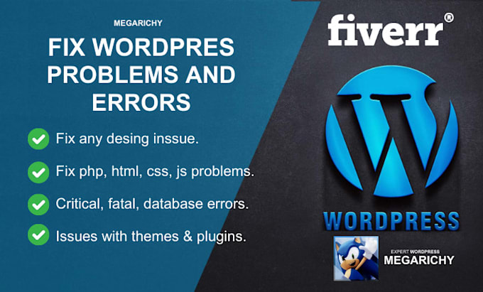 fix wordpress critical error, fatal bugs etc