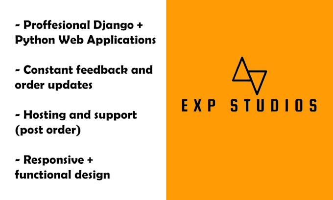 create a professional and effective django web app