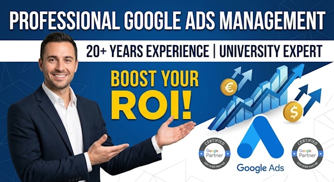 be your certified google ads expert for your ppc campaign
