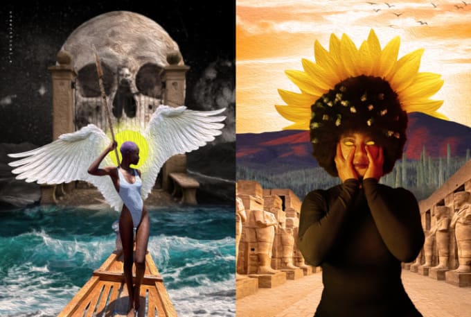 design awesome digital collages for you