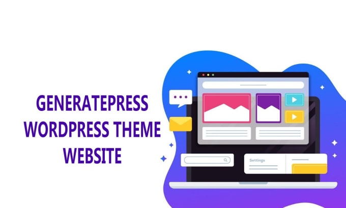 design wordpress website with generatepress theme