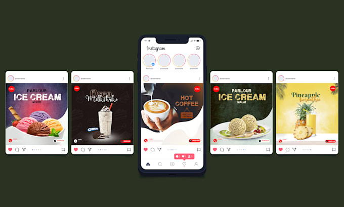 create facebook post, instagram post design