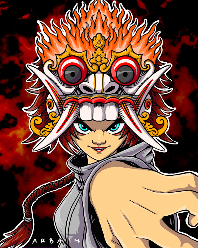 create interesting vector or bitmap illustration art for you