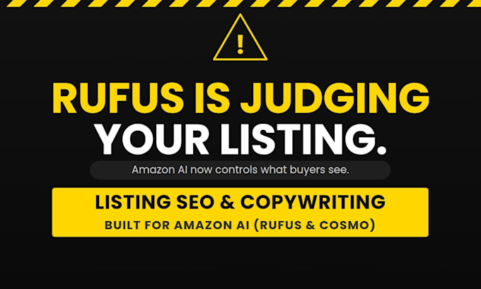 create and optimize amazon listing SEO for ai search rufus