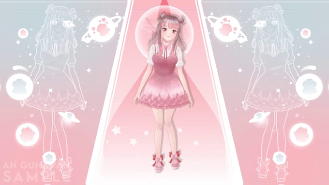 make music video, debut pv, twitch set, intro outro vtuber