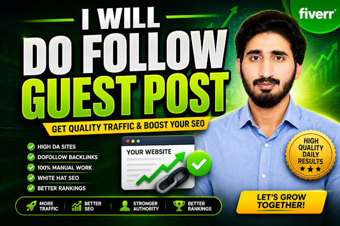 create backlinks via guest posting on high da website