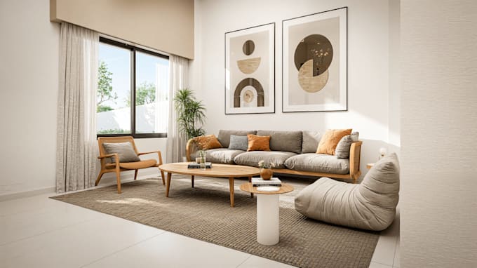 do 3d modeling, interior design and realistic 3d rendering using d5 and lumion