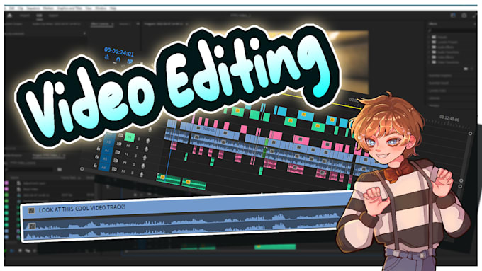 edit engaging youtube, tik tok, instagram videos