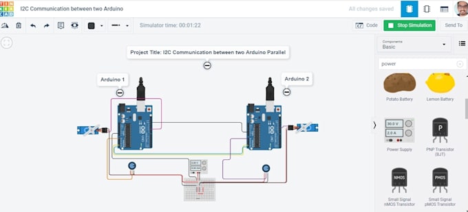 Do your arduino communication based simulation on tinkercad by Engg ...
