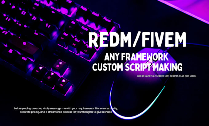 make a custom fivem or redm script