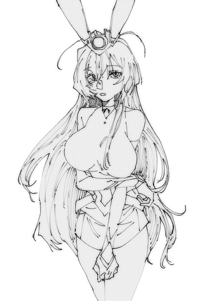 Draw your character in line art by Johnsonbullet | Fiverr