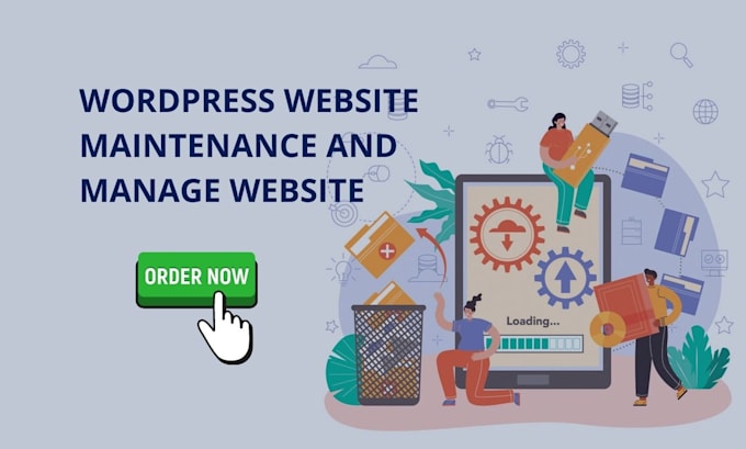 be your website manager for update content and images