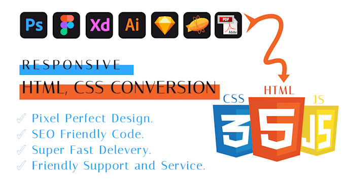 Develop website from psd to html by Mithilhassan | Fiverr