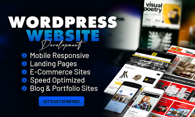 build a responsive wordpress business ecommerce website design