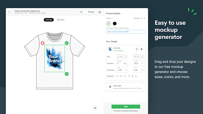 create print on demand shopify store andshopify website