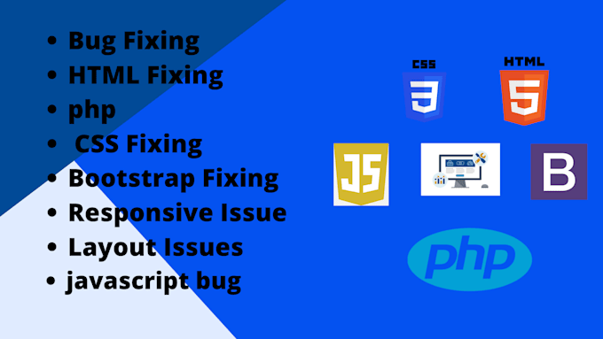 Solve html, css js and php issues by Idrees_dev | Fiverr