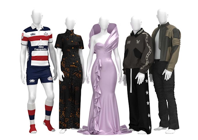 create clo 3d and marvelous designer clothing