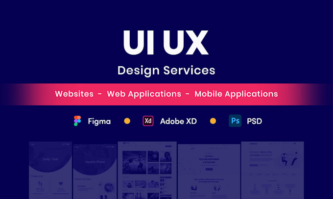 Create a professional ui ux design for web app, mobile app, website by ...