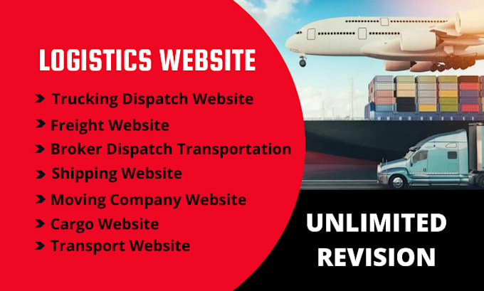 build a logistics website, trucking, dispatch, cargo website