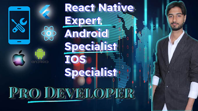 Make android and ios app using react native by Sameer_techno | Fiverr