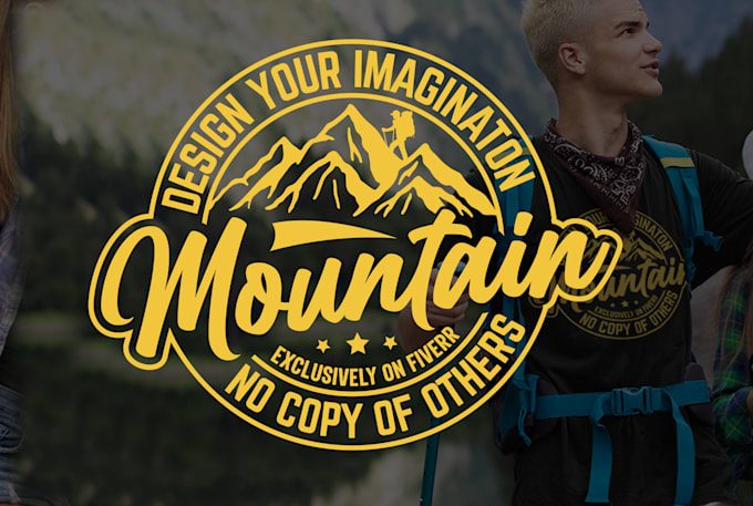 Review! I will do custom typography tshirt and vintage graphic or merchandise design badge logo  for $10