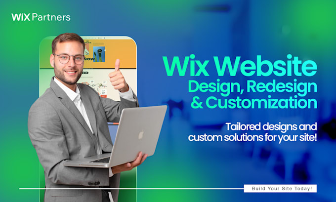 create wix website design, wix redesign, wix customization