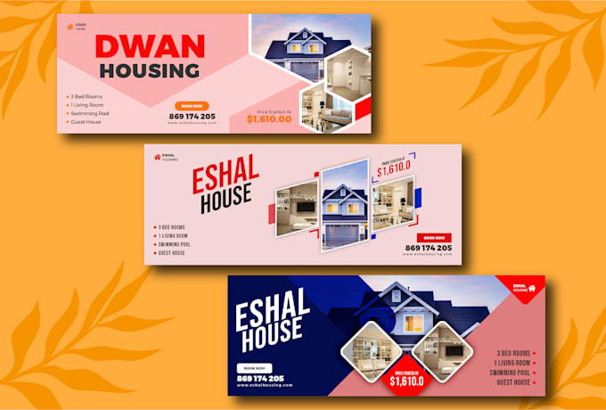 create social media cover, banner, post design