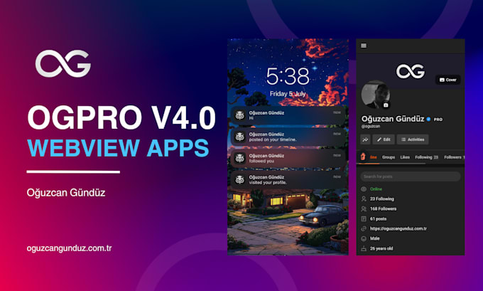 prepare android ios apps for wowonder and sngine including push notifications