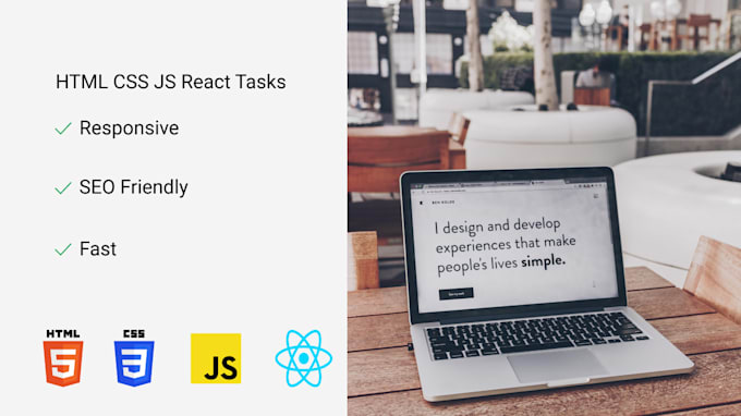 Do html , css ,js and react tasks by Aditya_kulkarni | Fiverr