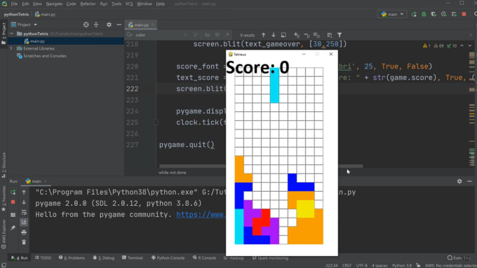 Create a python game with pygame by Gabi18910 | Fiverr
