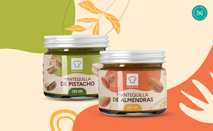 design a product label or packaging for your food brand
